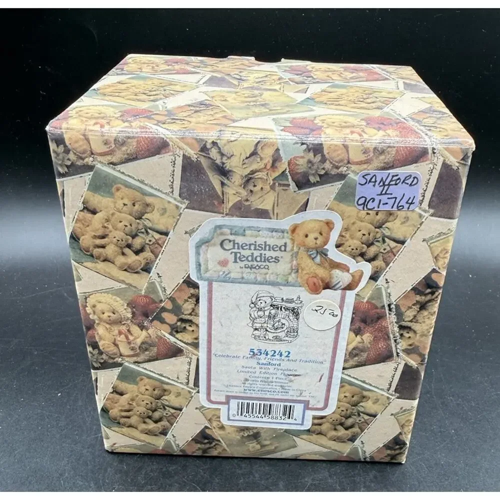 Cherished Teddies 1999 Sanford Celebrate Family Friends Tradition Santa New -7